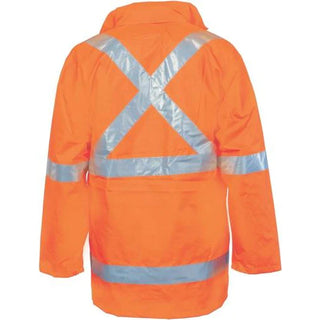 Men's HiVis Two Tone 6 in 1 Contrast Work Jacket