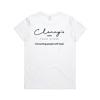 Clancy's AS Colour Women's Maple Tee (FRT+BACK)