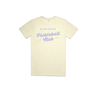 Staple Tee printed frt + back (Wodonga Pickleball)
