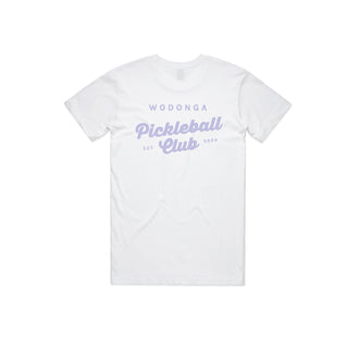 Staple Tee printed frt + back (Wodonga Pickleball)