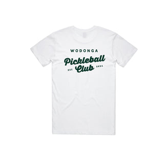 Staple Tee printed frt + back (Wodonga Pickleball)