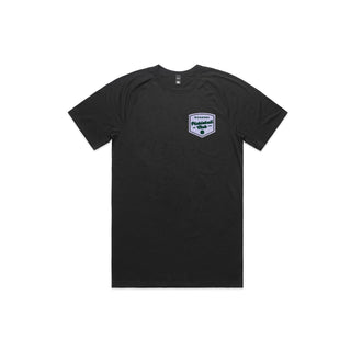 Staple Tee printed frt + back (Wodonga Pickleball)