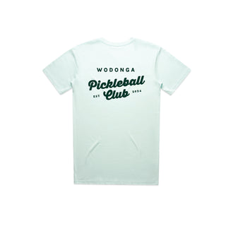 Staple Tee printed frt + back (Wodonga Pickleball)