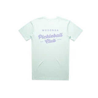 Staple Tee printed frt + back (Wodonga Pickleball)