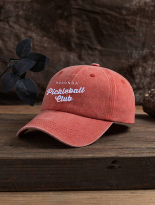 Faded Cap (Embroidered Pickleball)