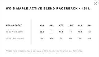 SOULFLEX Wo's Maple Active Blend Racerback