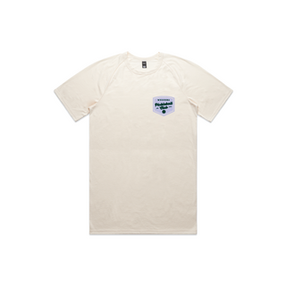 Women Maple Active Tee printed frt + back (Wodonga Pickleball)