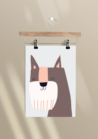 Wise Ol' Coot' A3+ Cat Art Print