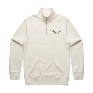 Ladies Stencil Half Zip Crew (Clancy's)