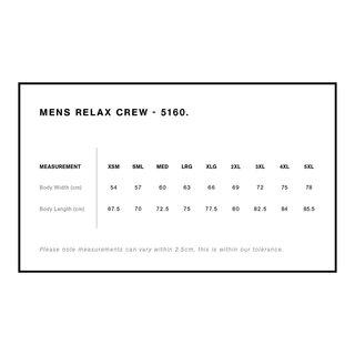 [BUNKR] Men's Puff 3D Print Relax Crew