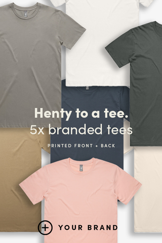 Henty to a Tee 5x pack