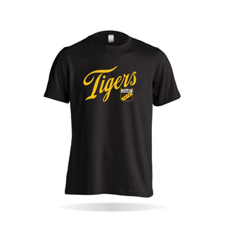 TIGERS SCRIPT TEE (BLACK)