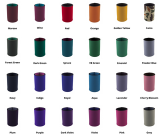 Premium Neoprene Can Stubby Holder - With Base