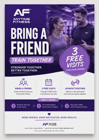 Bring A Friend AF Flyer (A5)
