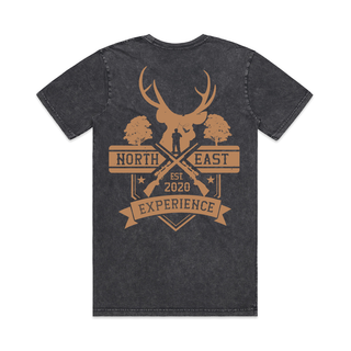 NE Experience Guns Tee Stonewash