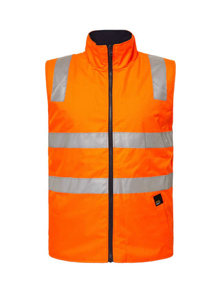 Workcraft Hi Vis Reversible Fleece Reflective Vest
