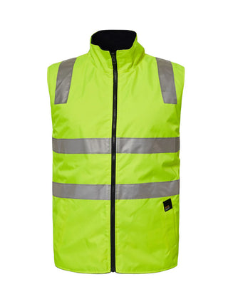 Workcraft Hi Vis Reversible Fleece Reflective Vest