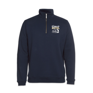 Romanos Half Zip Sweat Embroidered front and back