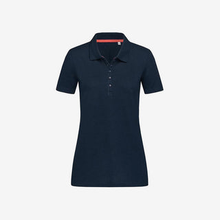 Women's Premium Cotton Polo w/ custom embroidery